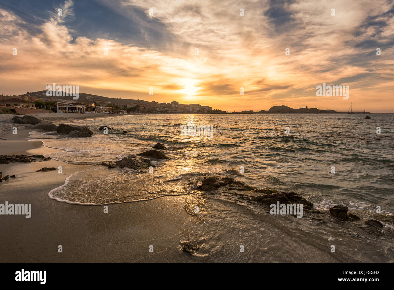Corsica lile rousse beach hi-res stock photography and images - Alamy