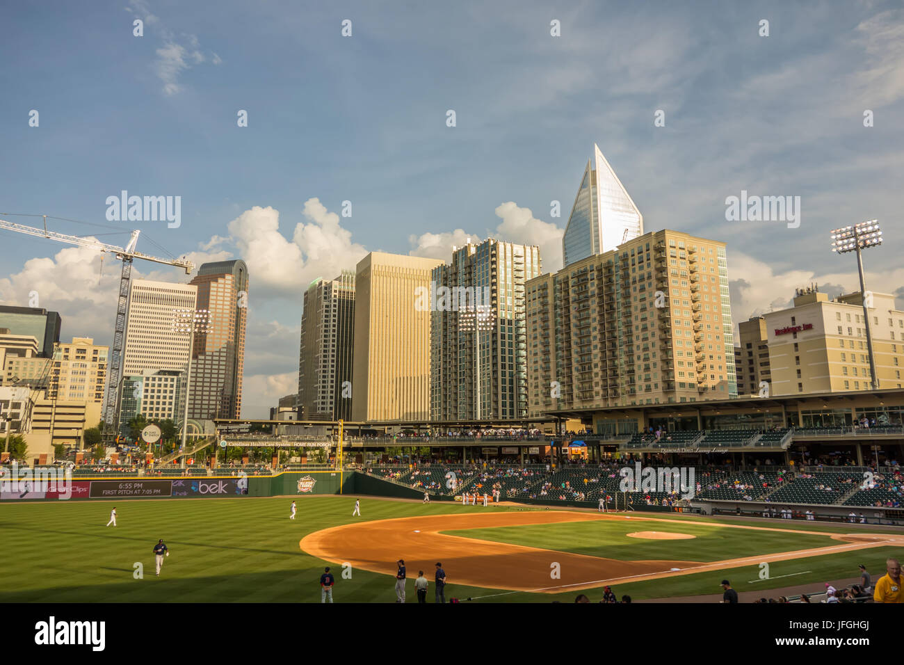 Downtown City Charlotte Stock Photos Downtown City Charlotte