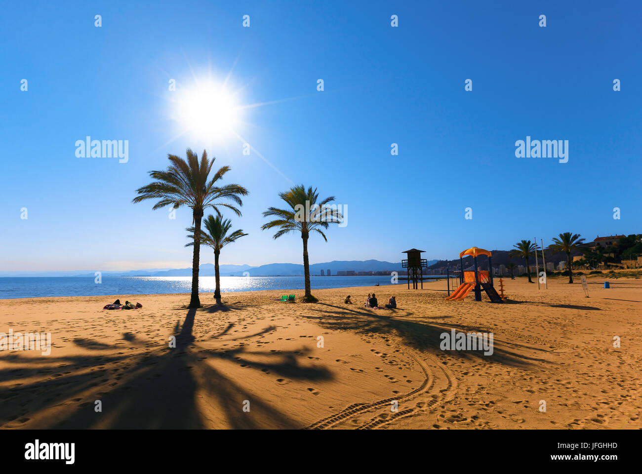 Cullera, Spain, January 2014 Stock Photo