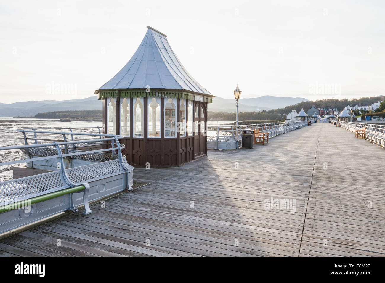 Wales, Bangor, Bangor Pier Stock Photo Alamy
