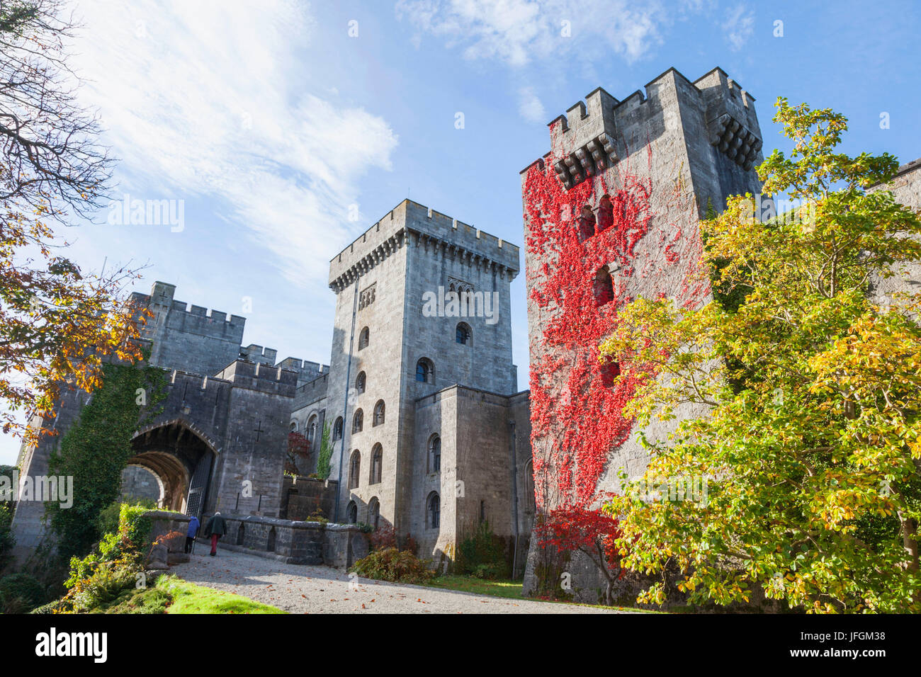 Wales, Bangor, Penrhyn Castle Stock Photo