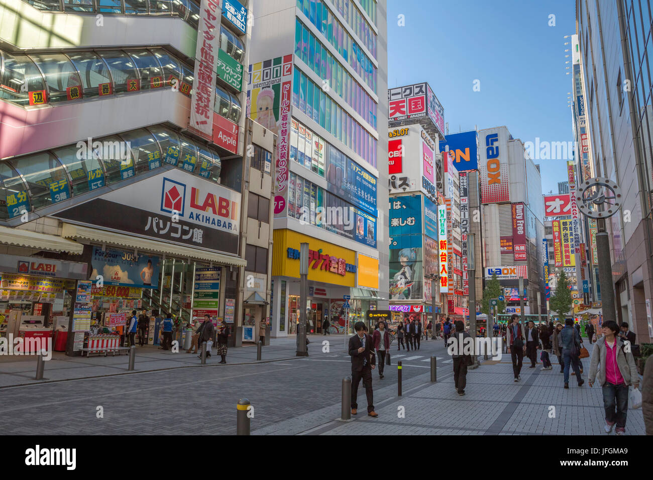 Japan, Kanto, Tokyo City, Akihabara electric town Stock Photo