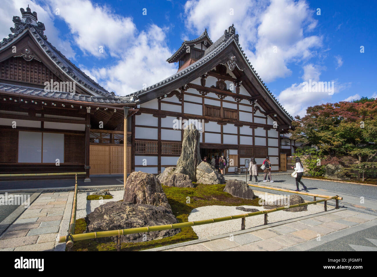 Japan, Kyoto City, Tenryu-ji Temple Stock Photo