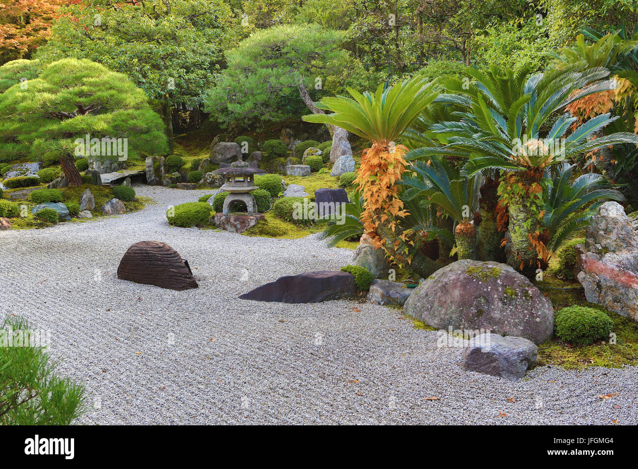 Japan, Kyoto City, Chion- In Temple, the garden Stock Photo