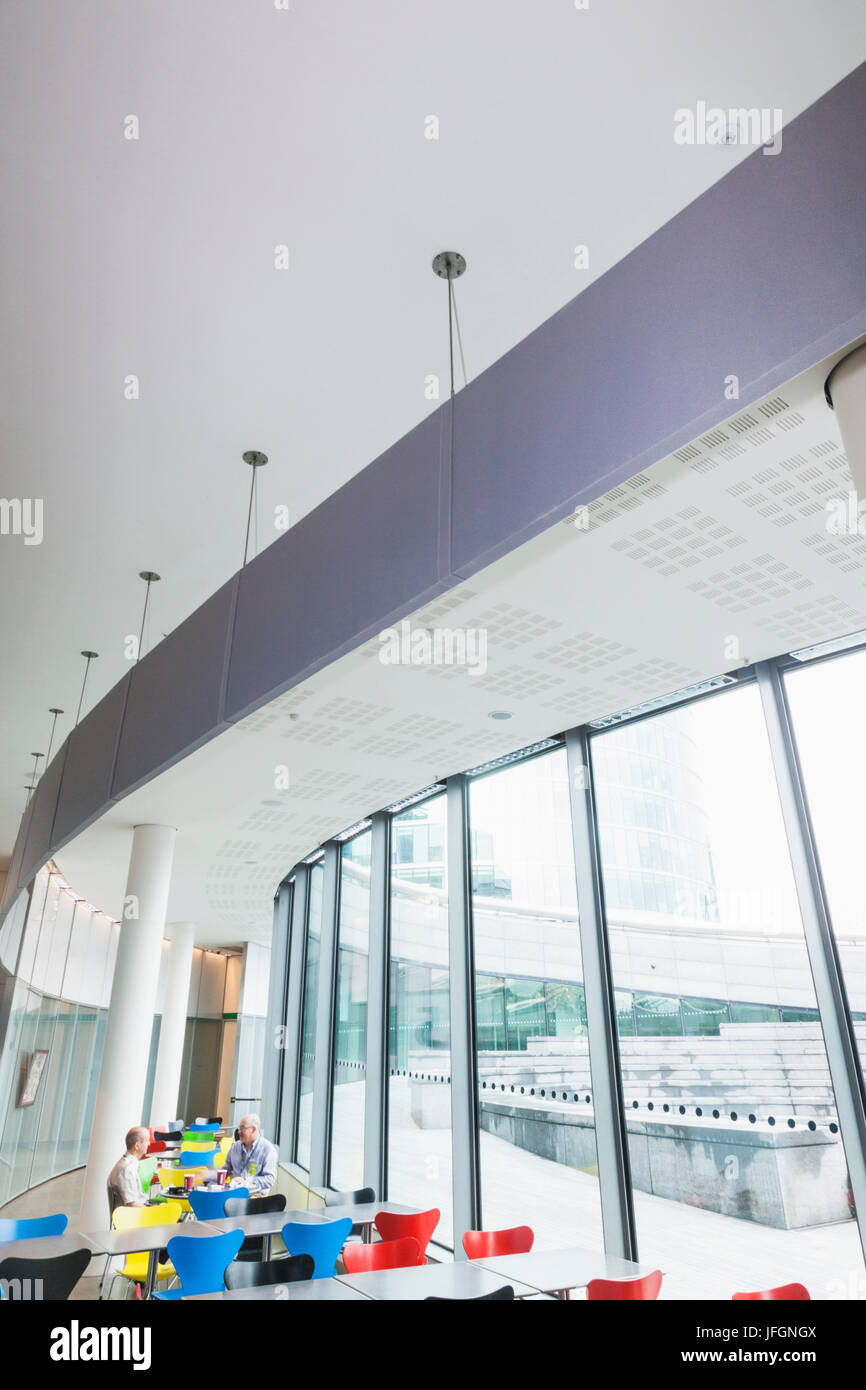 England, London, Southwark, City Hall, Cafeteria Stock Photo