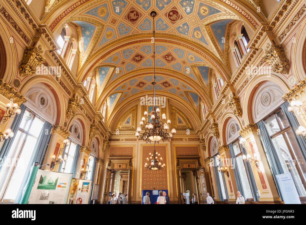 England, London, Whitehall, The Foreign Office, Locarno Reception Room