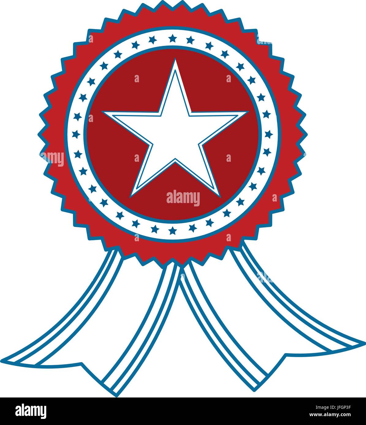 Award ribbon isolated icon vector illustration graphic design Stock ...