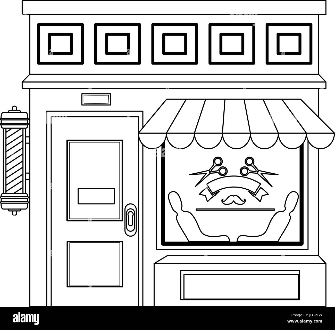 Shop store cartoon icon vector illustration graphic design Stock Vector ...