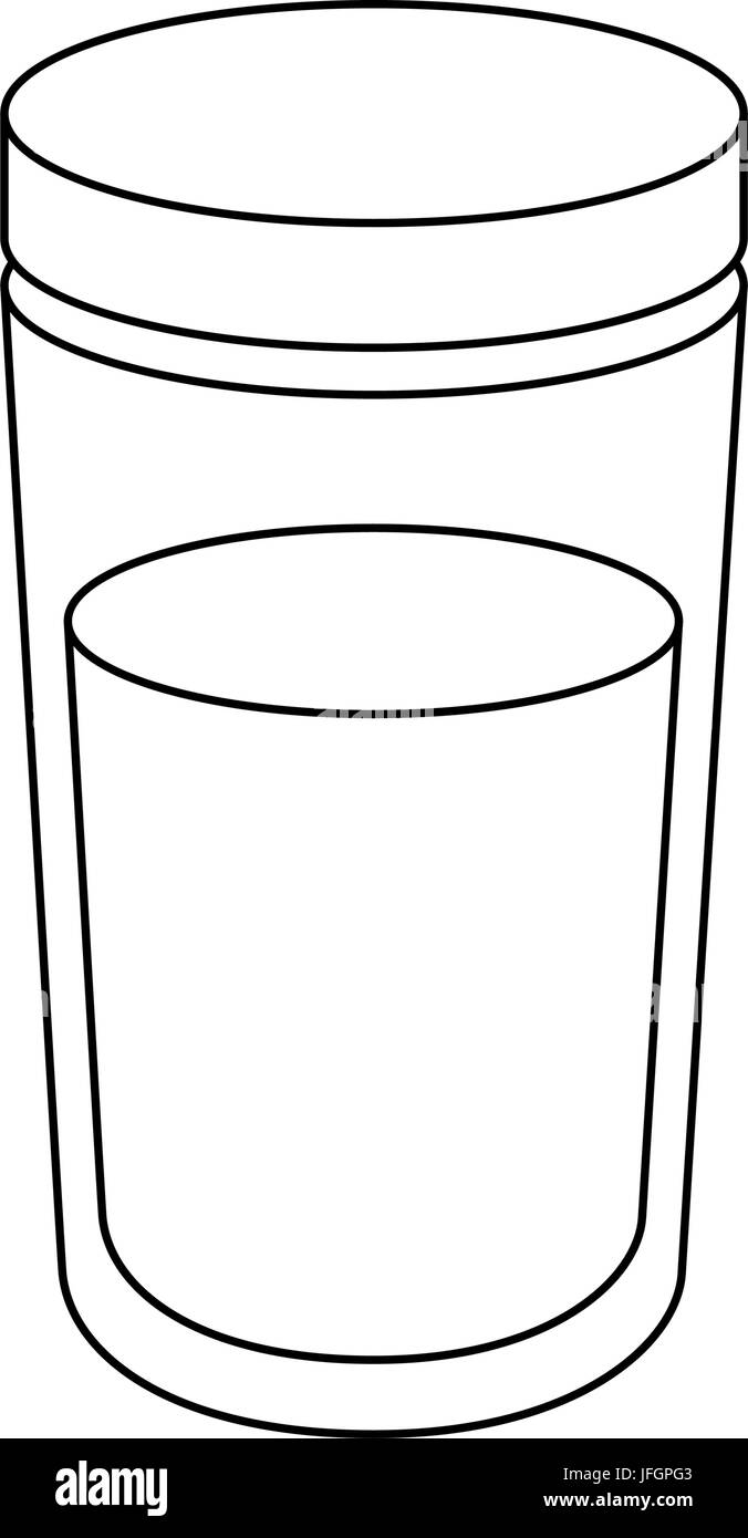 Liquid container packaging icon vector illustration graphic design ...