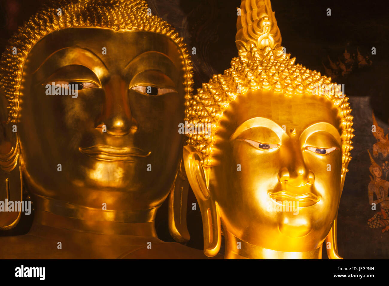 Thailand, Bangkok, Wat Bowon Niwet Wihan aka Wat Bowon Stock Photo