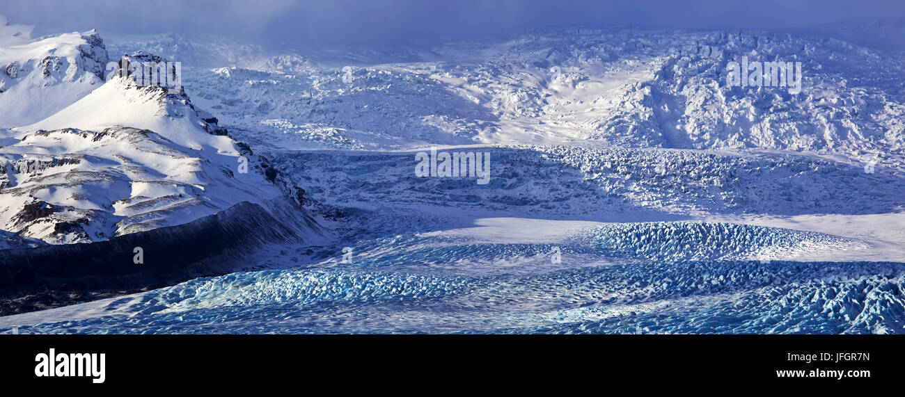 Iceland, Iceland, the south, glacier tongue of the Fjallsjökull Stock Photo