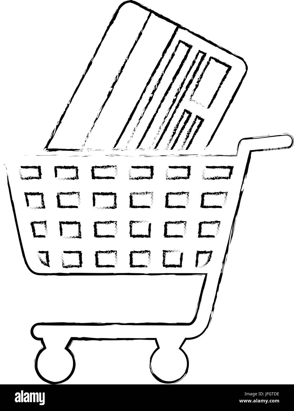 Shopping basket symbol Stock Vector Image & Art Alamy