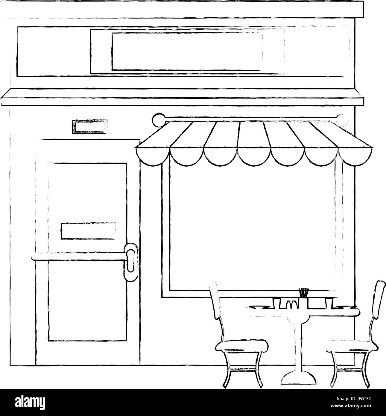 Shop store cartoon Stock Vector Image & Art - Alamy