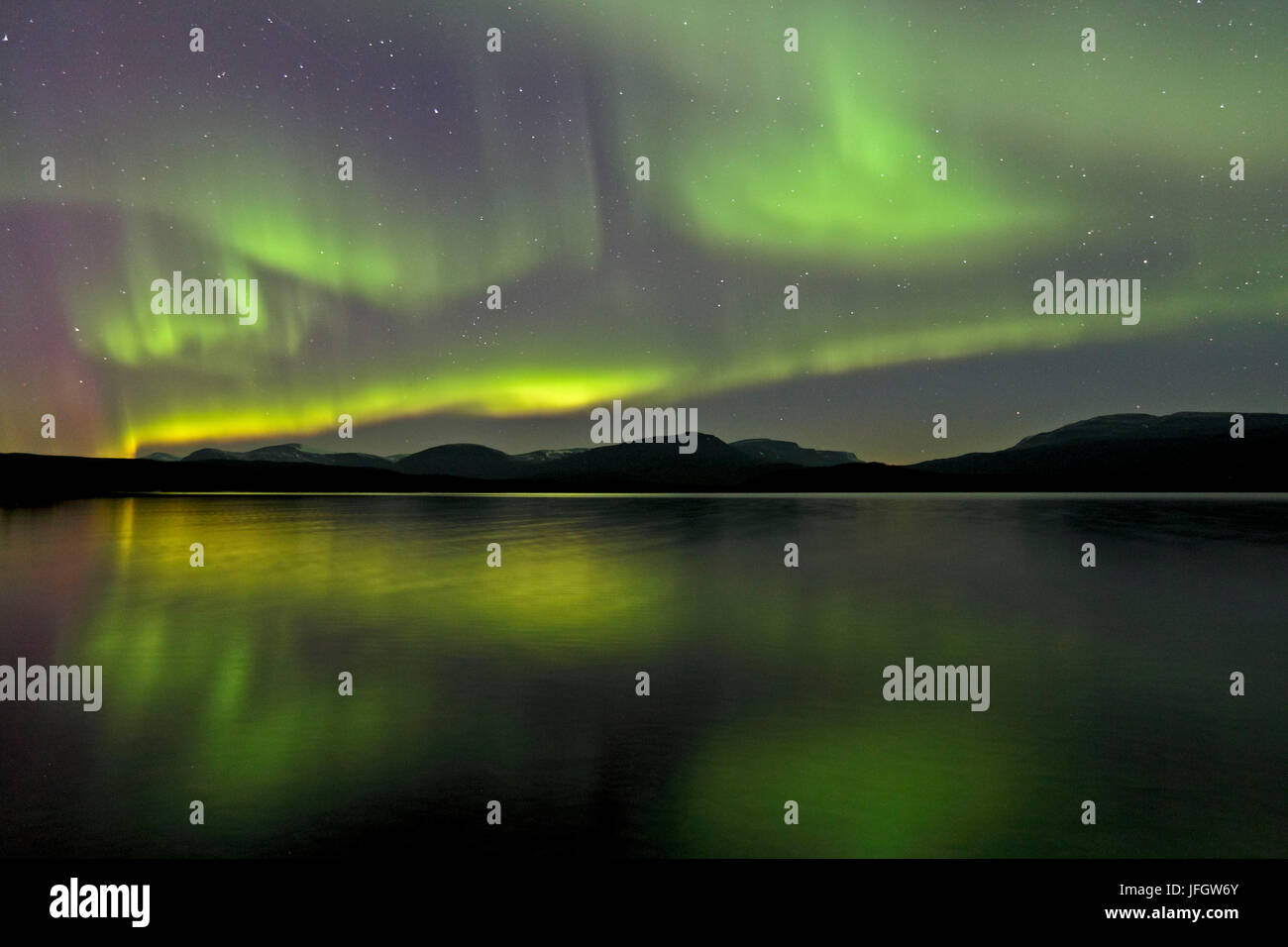Aurora Borealis About The Tornetrask Hi res Stock Photography And Aurora Borealis About The Tornetrask Hi res Stock Photography And