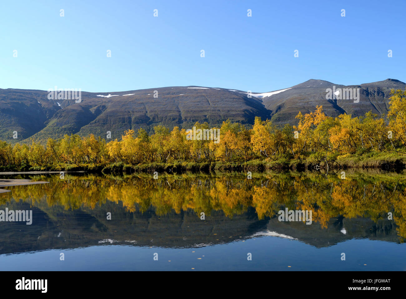 The Vistasvaggi in Lapland Stock Photo