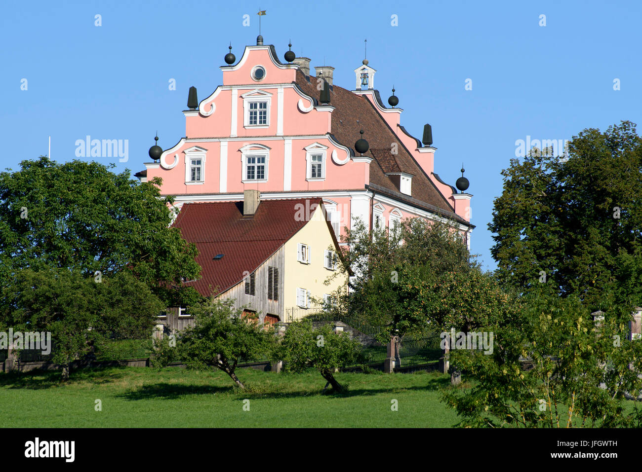 Castle joy valley, peninsula Bodanrück, Lake of Constance, Baden-Wurttemberg, Germany Stock Photo