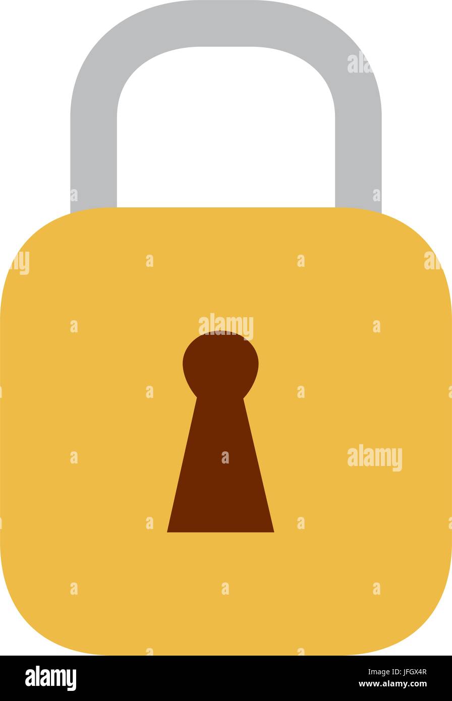 safe secure padlock icon vector illustration design Stock Vector Image ...
