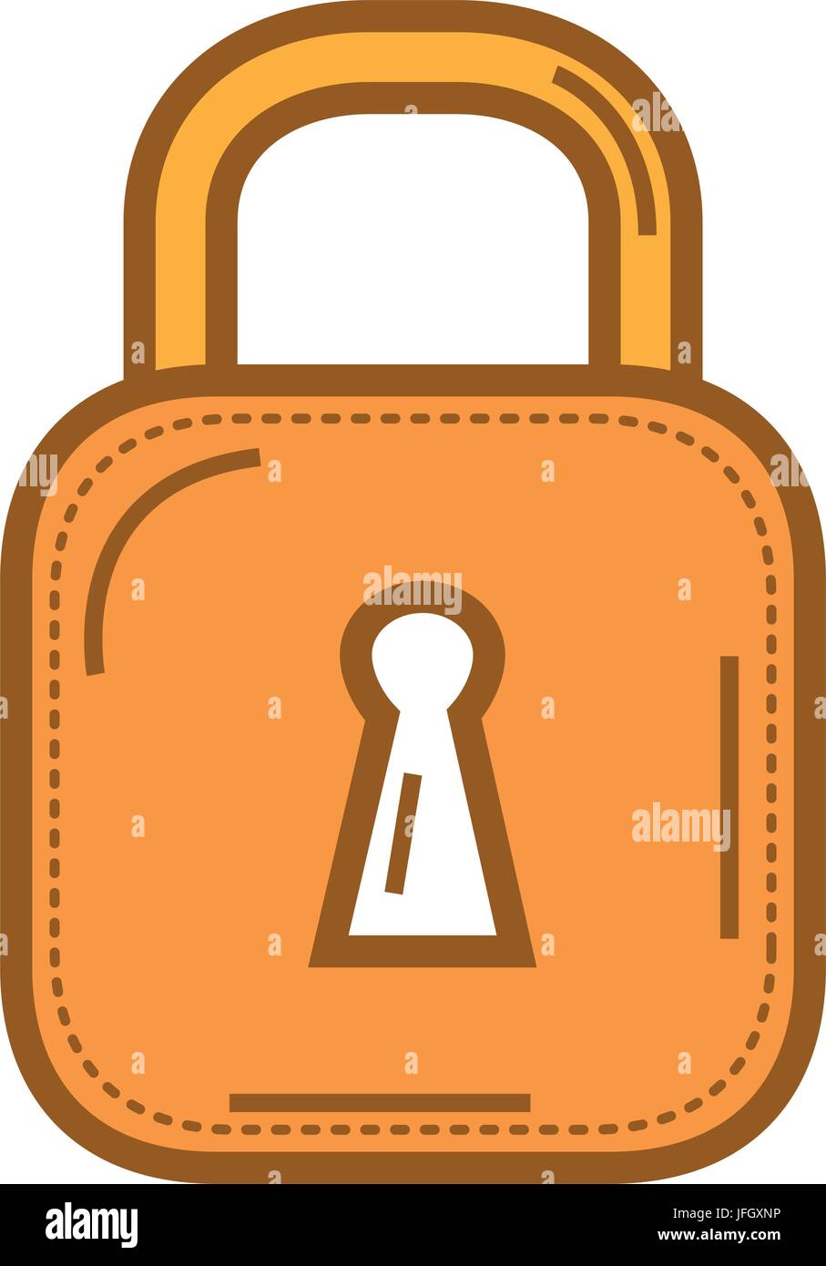 safe secure padlock icon vector illustration design Stock Vector Image ...