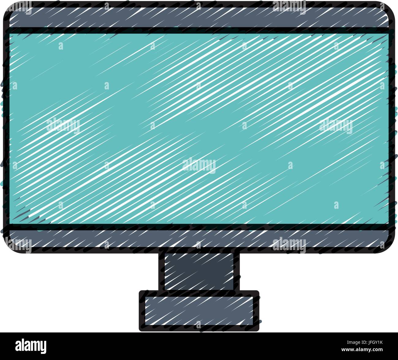 computer display isolated icon vector illustration design Stock Vector ...