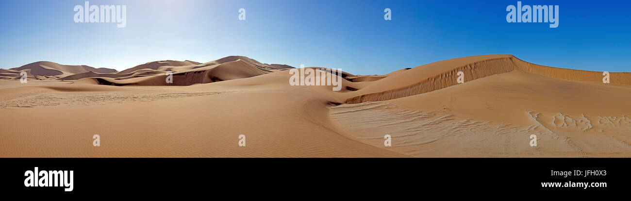 Dune area between Walvis Bay Swakopmund, coastal region Namibia, panorama Stock Photo