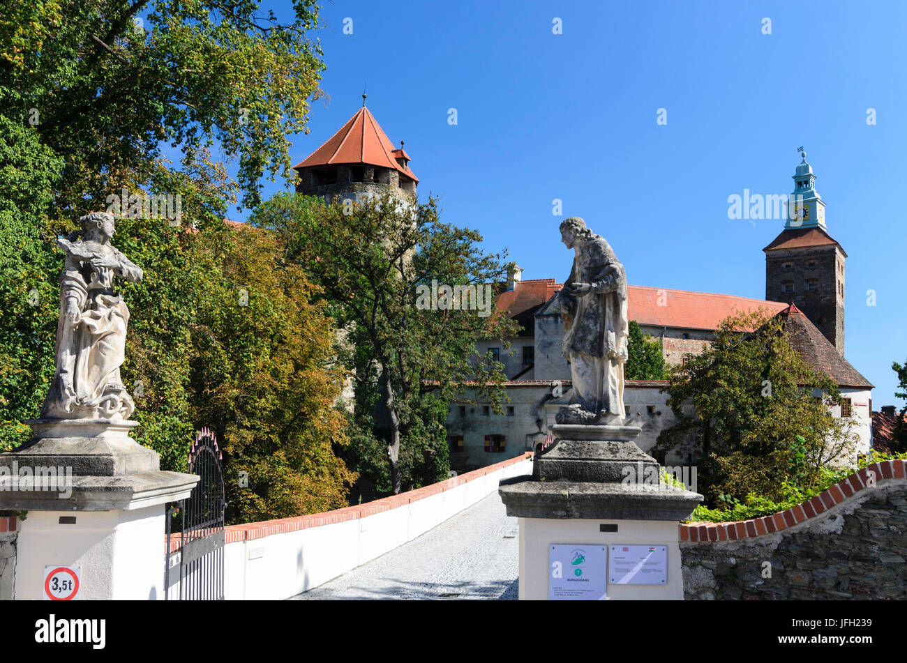 Castle Schlaining, Austria, Burgenland, Stadtschlaining Stock Photo