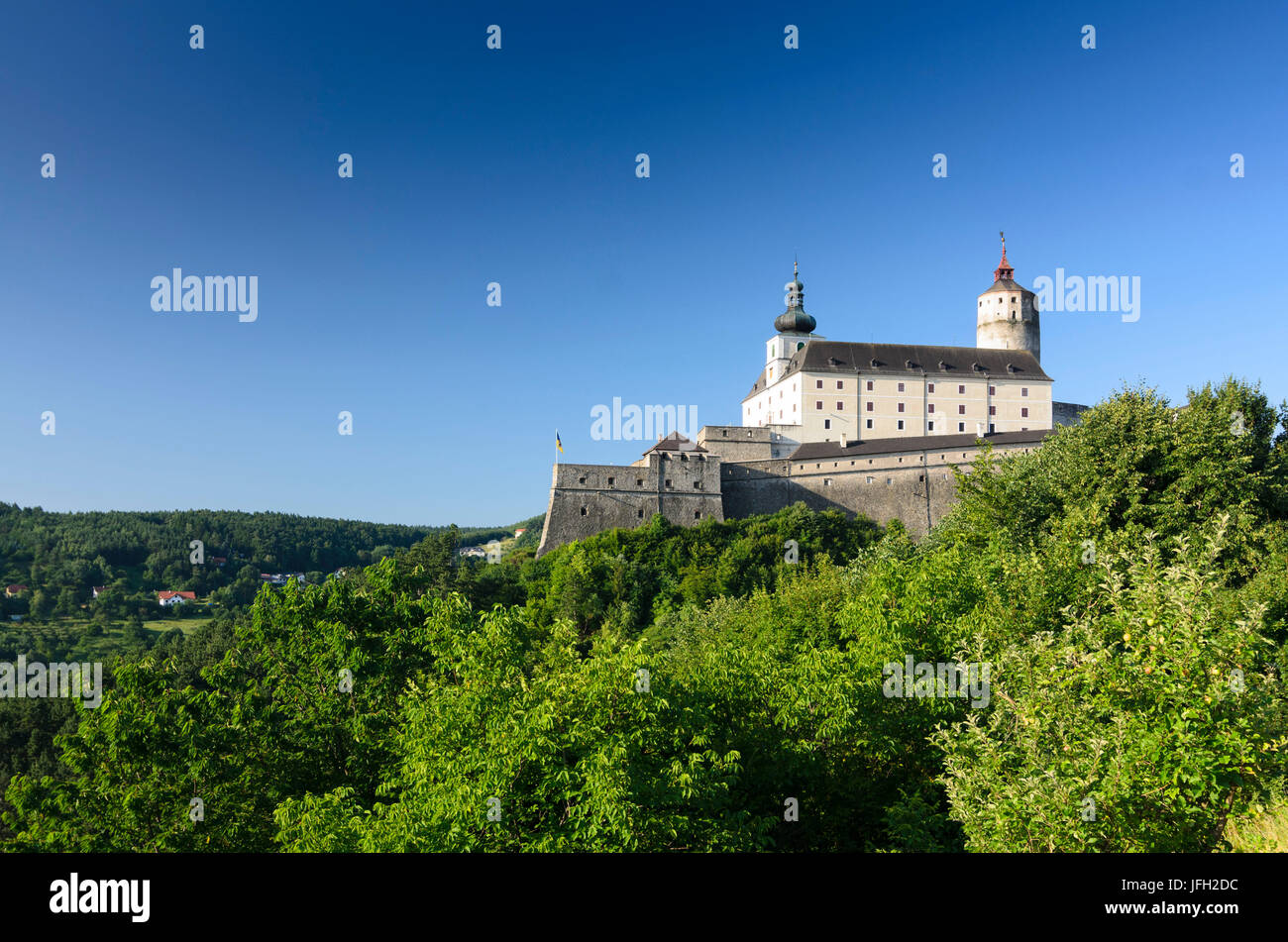 Castle Forchtenstein, Austria, Burgenland, Forchtenstein Stock Photo