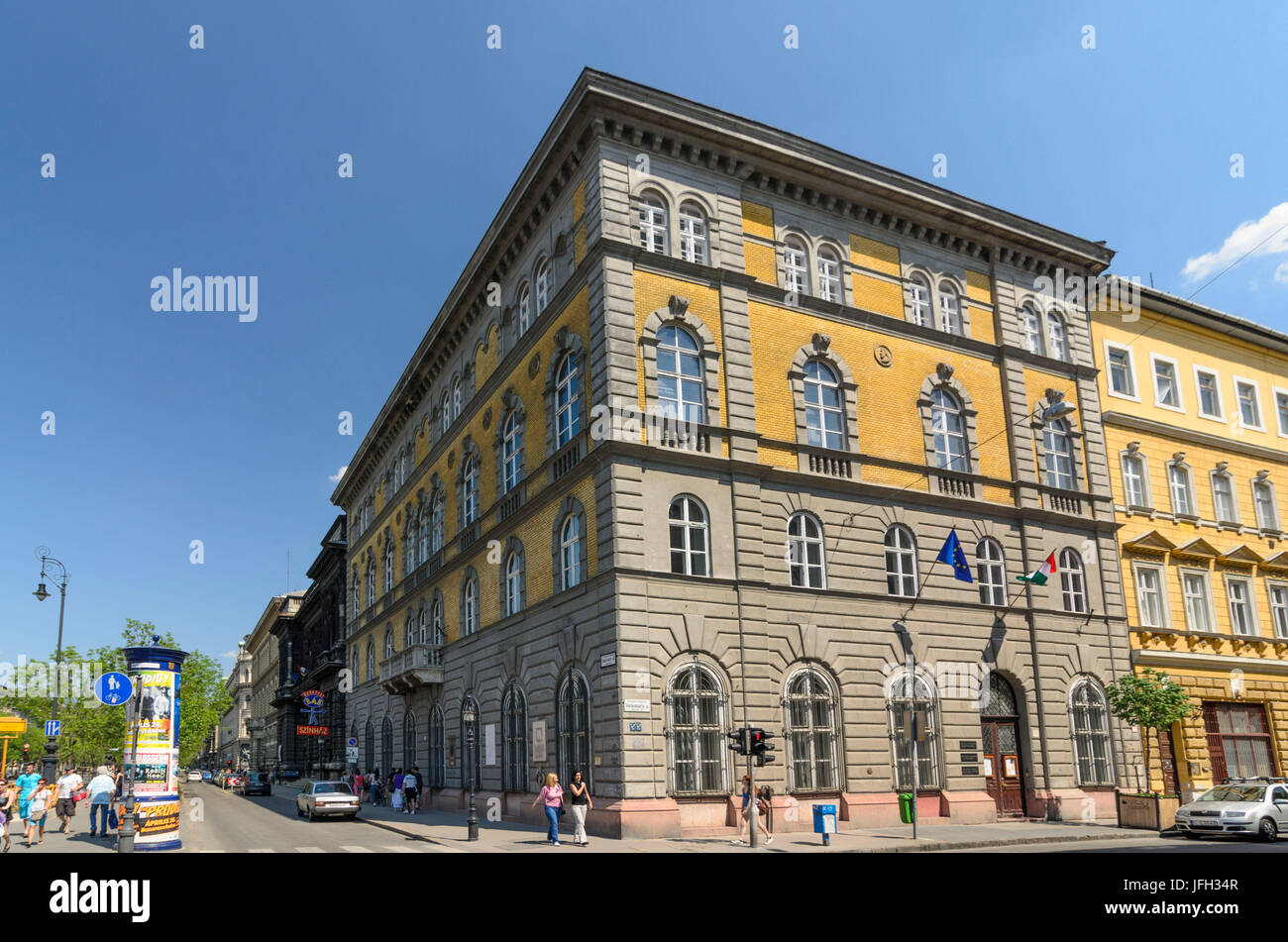 Franz Liszt-commemorative museum, Hungarian, Budapest, Stock Photo