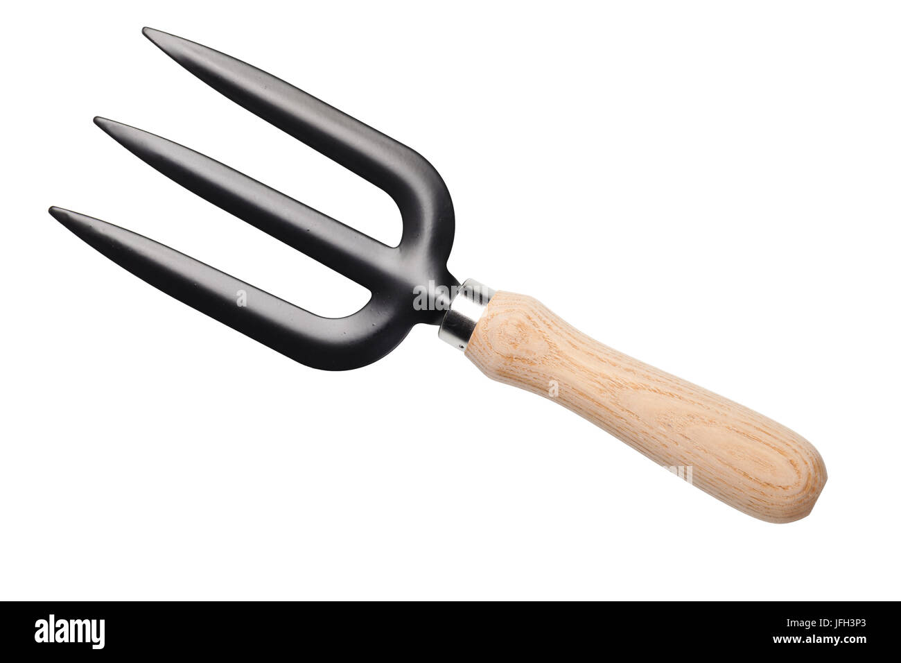 Garden Fork Isolated on White Background Stock Photo Alamy