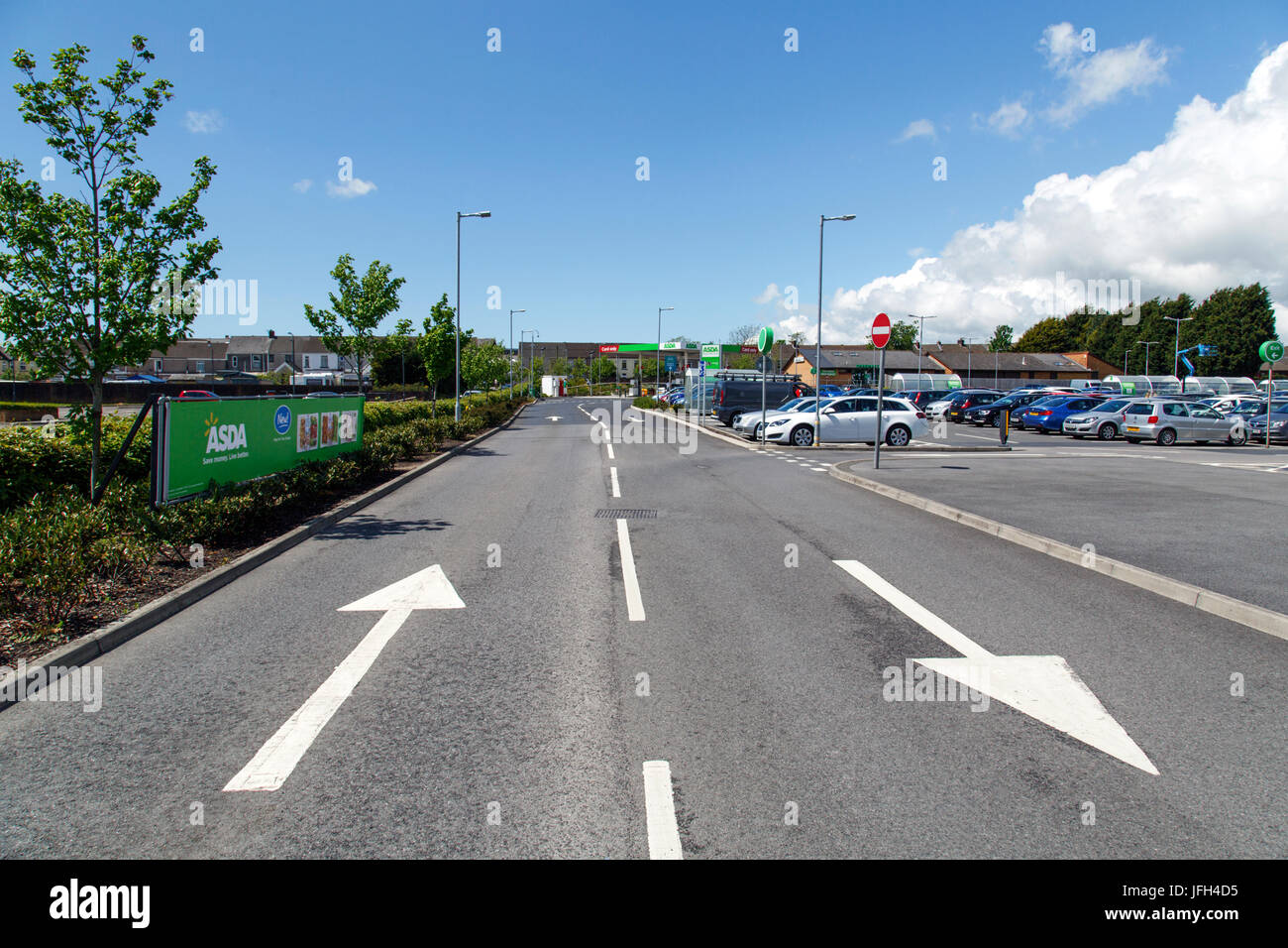 Asda parking sign hi-res stock photography and images - Alamy