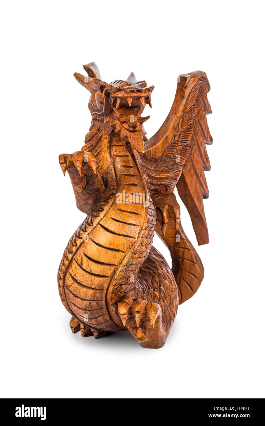 Wood dragon hi-res stock photography and images - Alamy