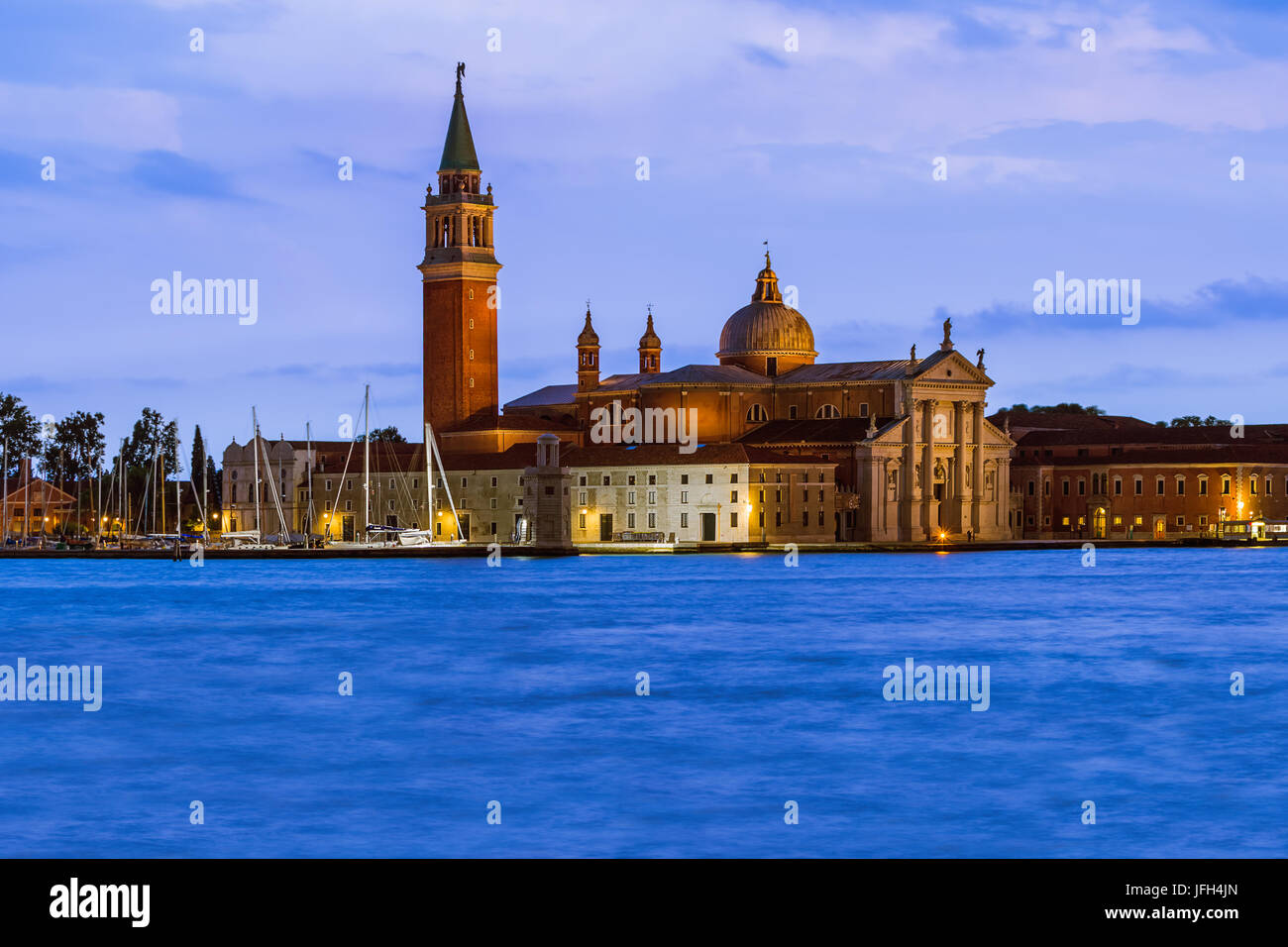San Giorgio Maggiore church in Venice Italy Stock Photo - Alamy