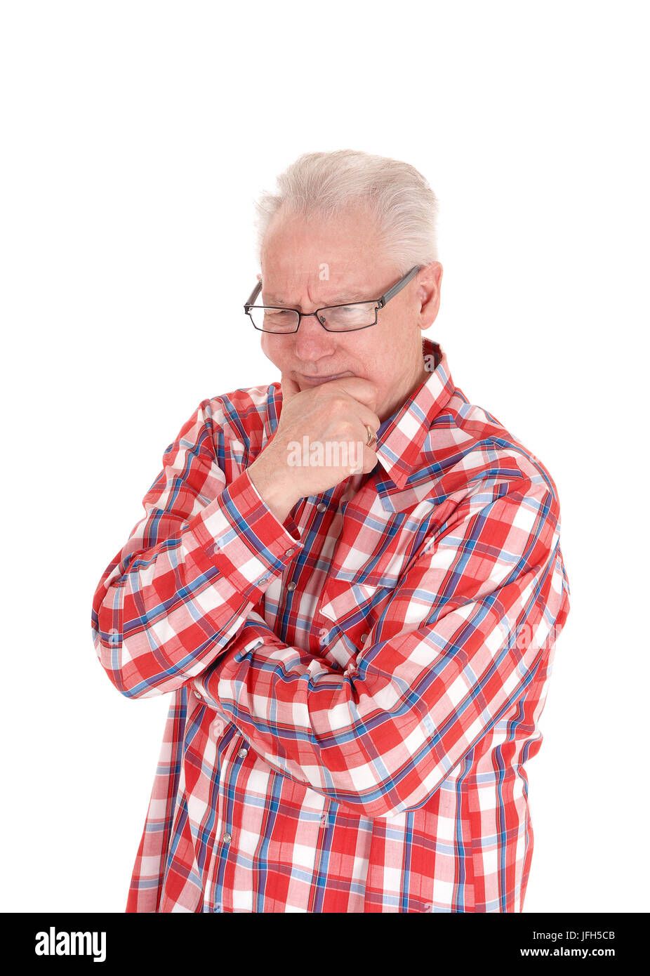 Older man thinking hi-res stock photography and images - Alamy