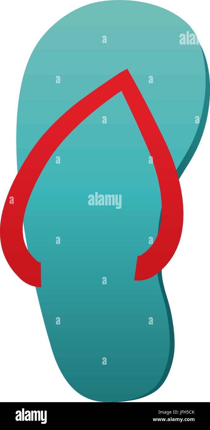 beach sandals icon Stock Vector Image & Art - Alamy