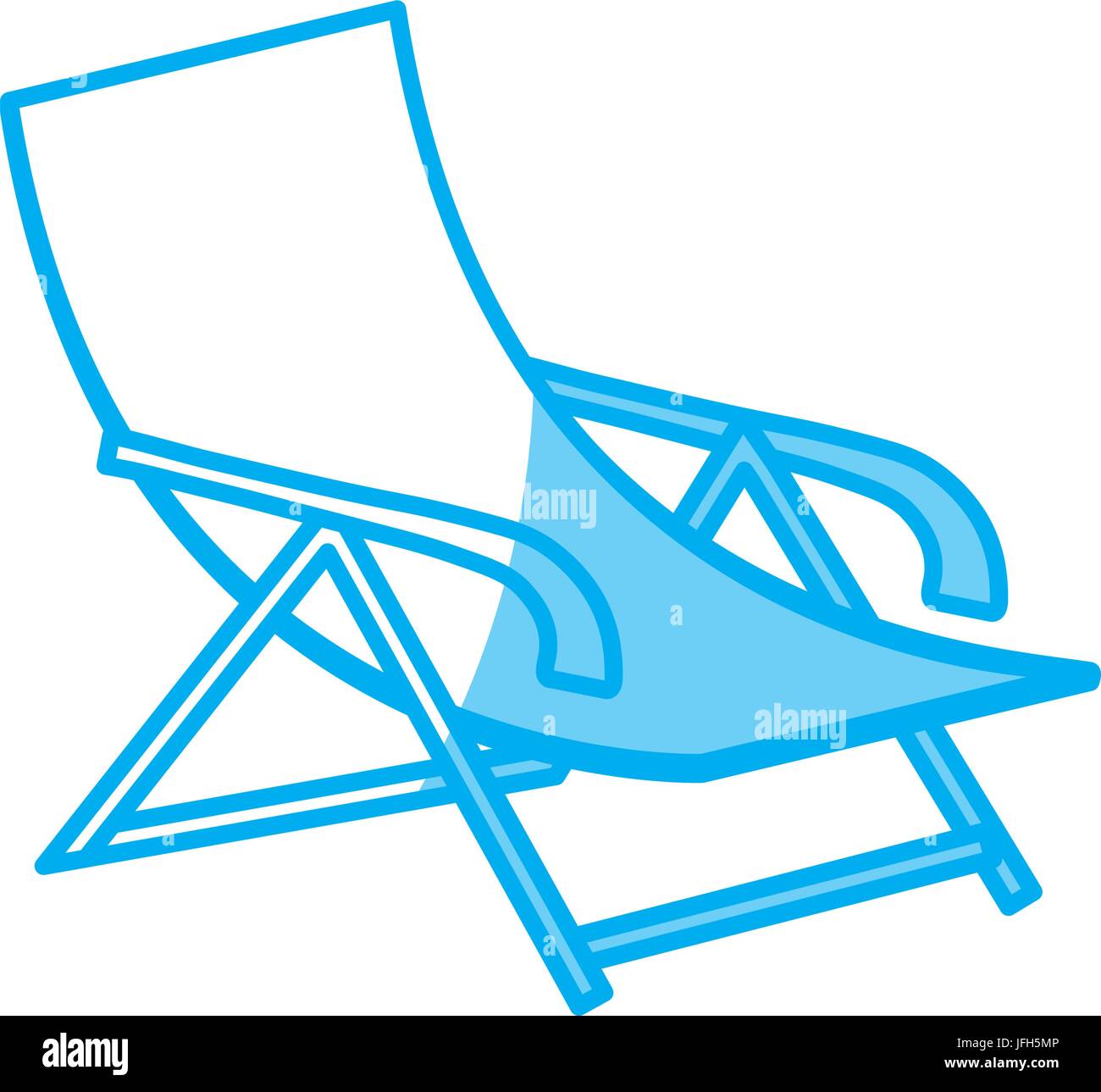 beach chair icon Stock Vector Image & Art - Alamy