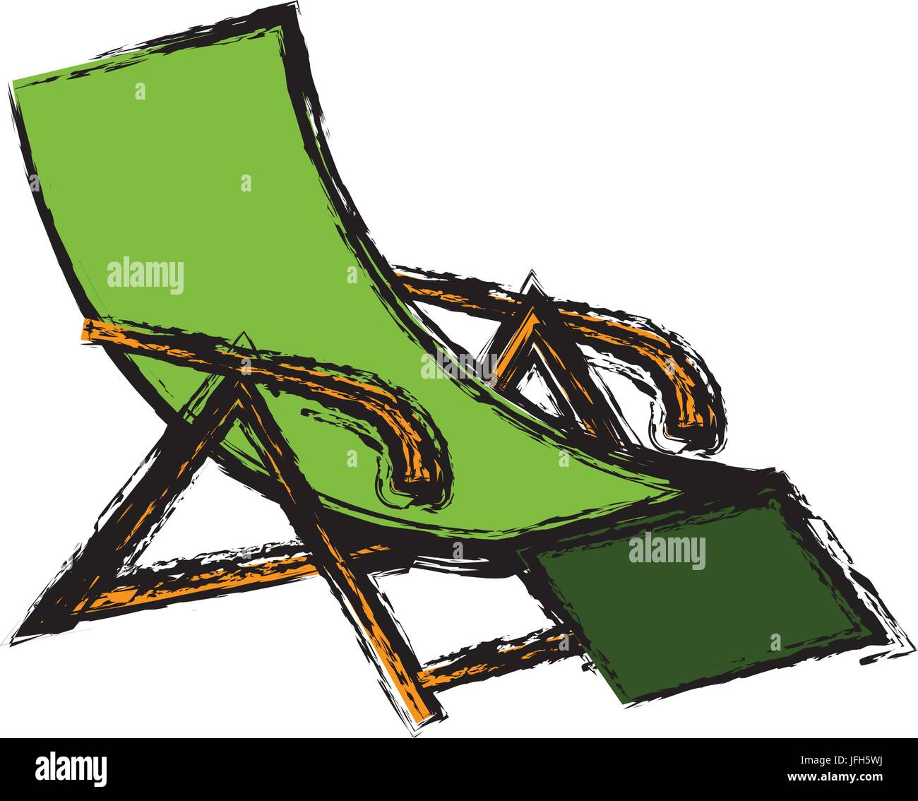 beach chair icon Stock Vector Image & Art - Alamy