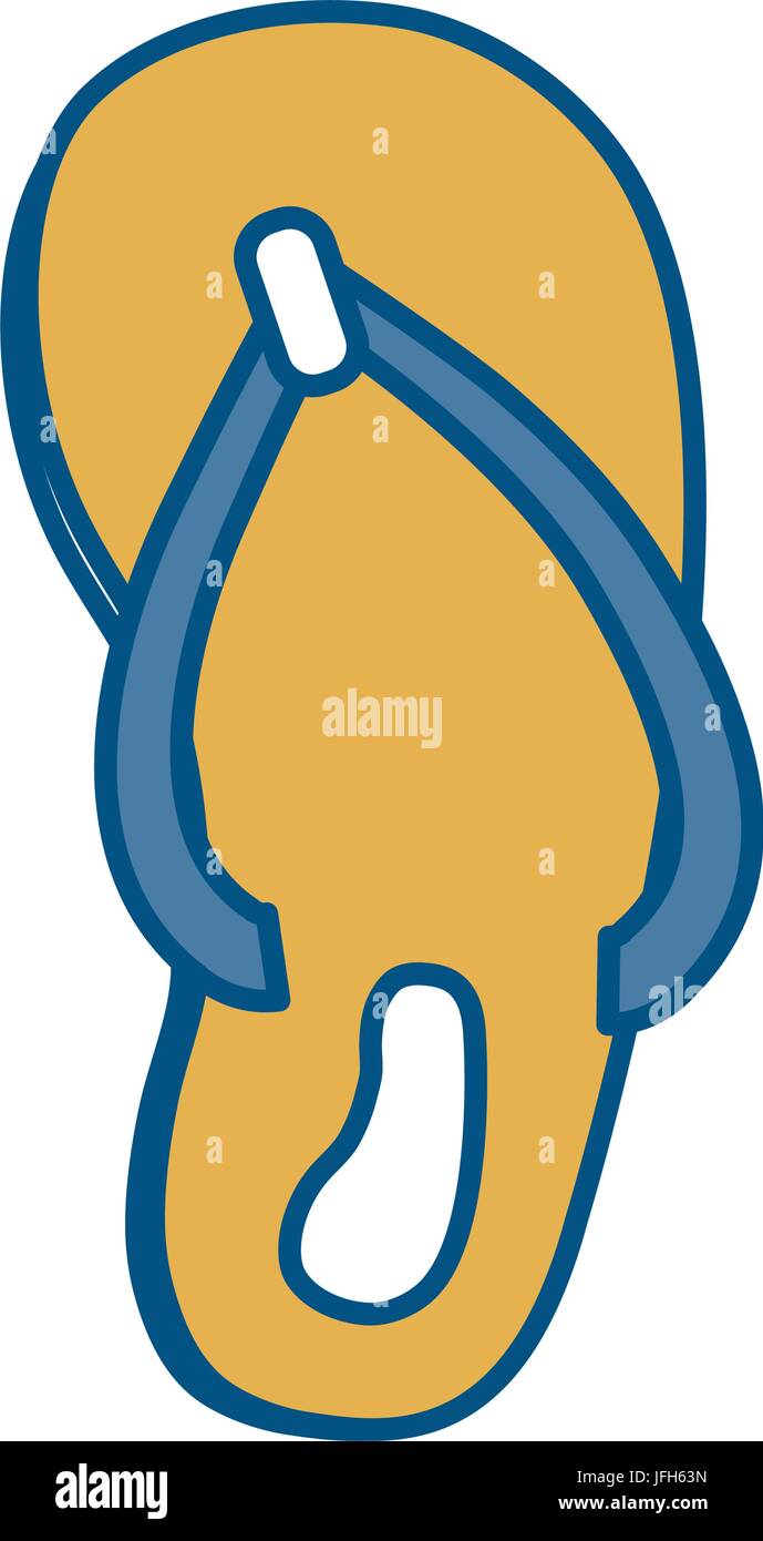 beach sandals icon Stock Vector Image & Art - Alamy
