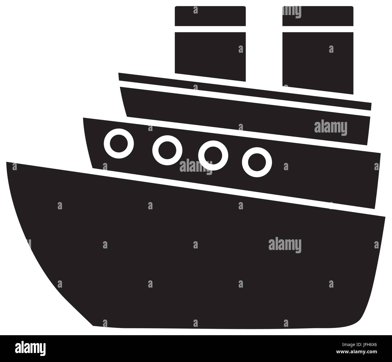cruise ship icon Stock Vector Image & Art - Alamy