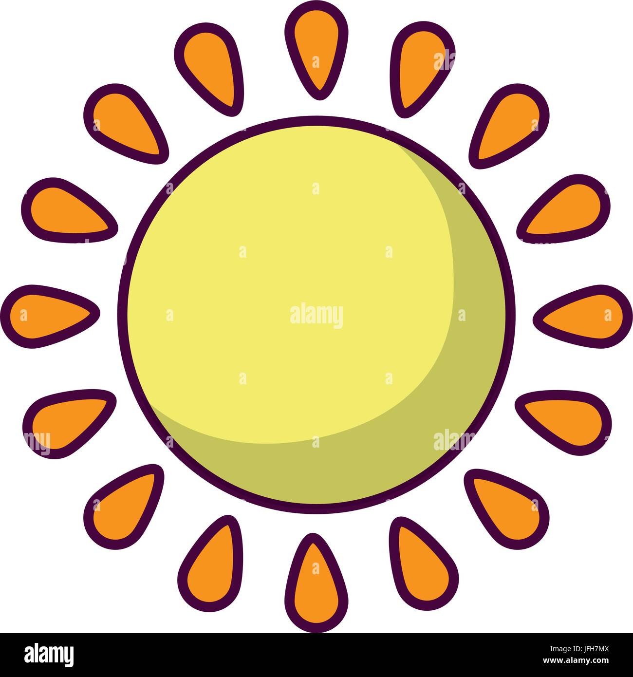 sun icon image Stock Vector Image & Art - Alamy