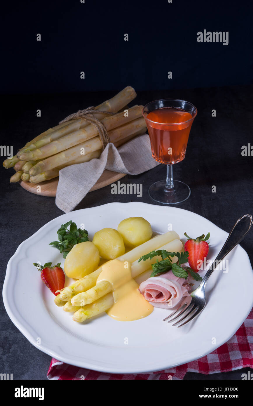 delicious asparagus Stock Photo