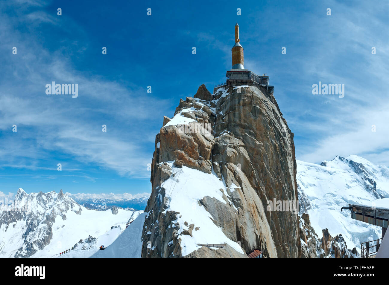 Aiguille du midi station hi-res stock photography and images - Alamy