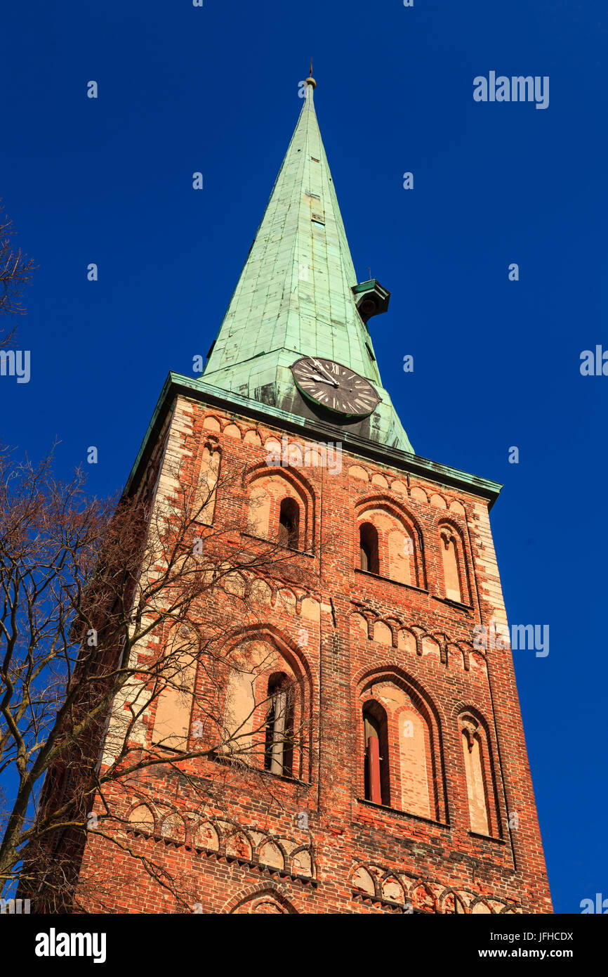 St James's Cathedral is the Roman Catholic cathedral in Riga the capital of Latvia.  Construction of the cathedral was completed in 1330. Stock Photo