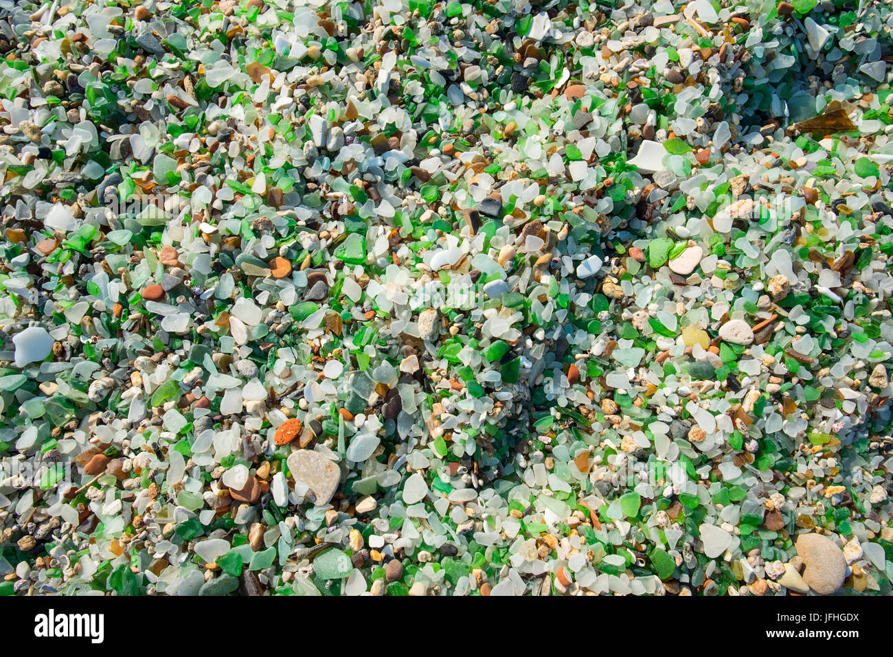 broken glass at beach substitute sand Stock Photo Alamy