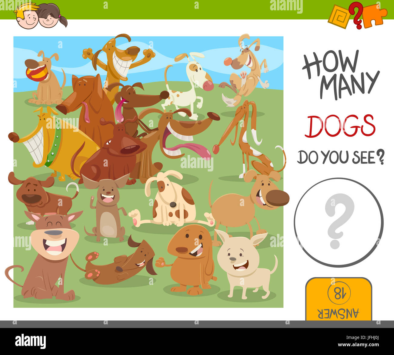 how many dogs game Stock Photo - Alamy