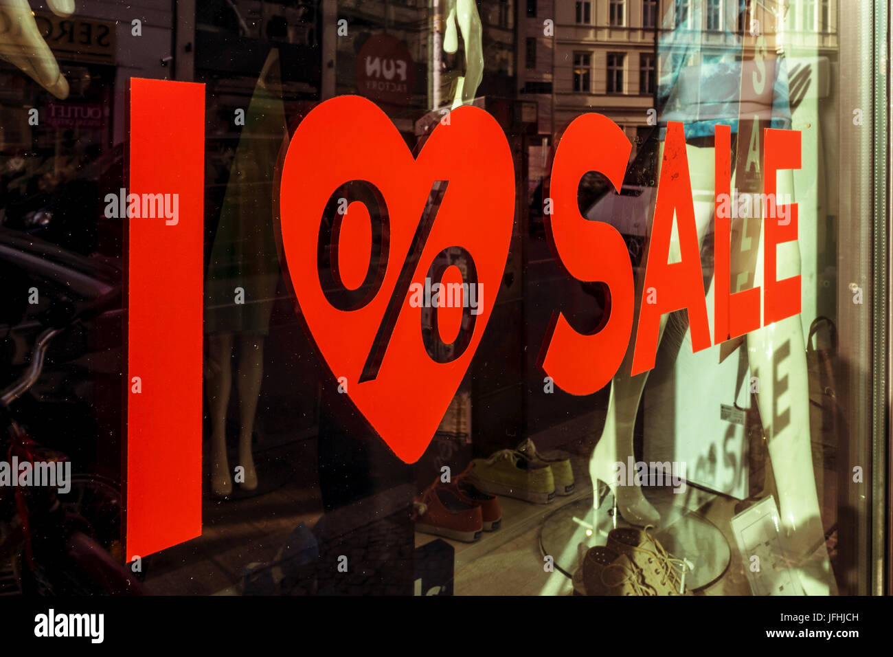love sale Stock Photo