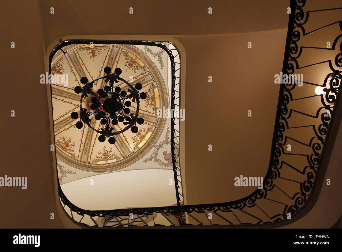 Staircase eye interior architecture Stock Photo - Alamy