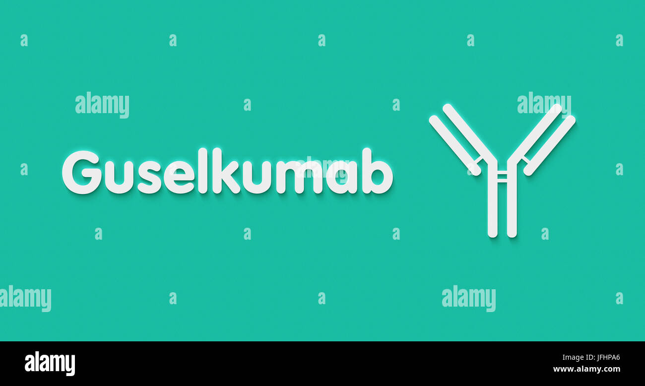 Guselkumab Monoclonal Antibody Drug Targets Il 23 Subunit Alpha Used In The Treatment Of Psoriasis Generic Name And Stylized Antibody Stock Photo Alamy