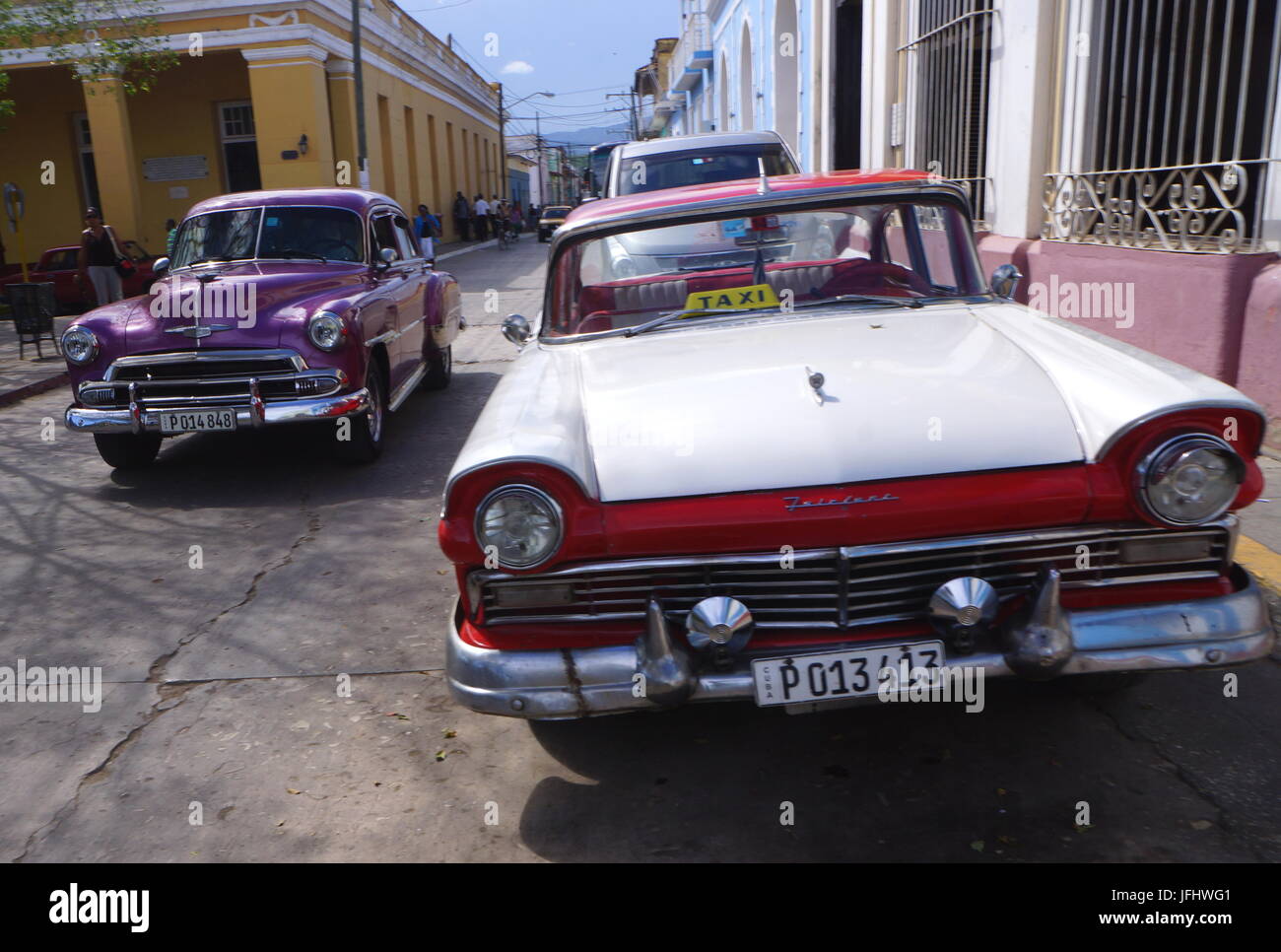 Vintage Car, Trinidad,Cuba Stock Photo Alamy