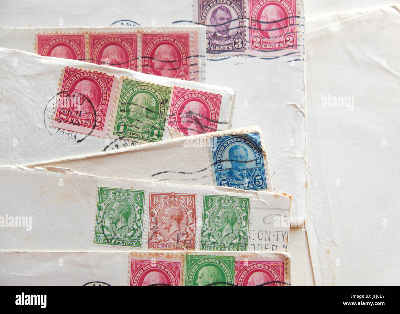 Old letters envelope hires stock photography and images Alamy