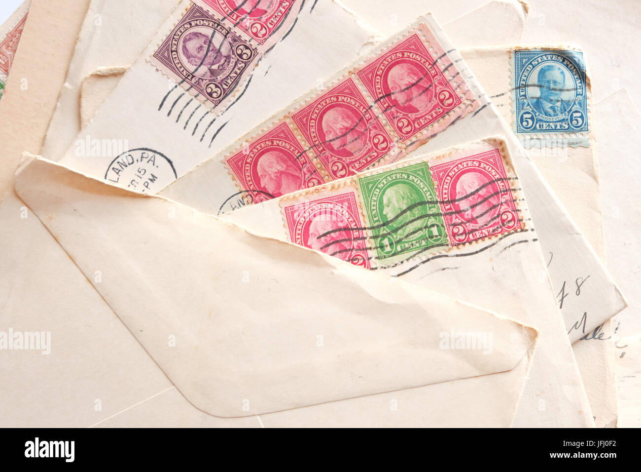 Old Envelopes High Resolution Stock Photography and Images Alamy