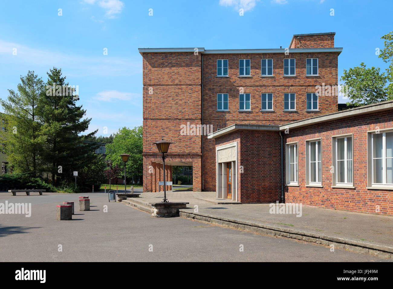 Bernau historic architectural monument federal school Stock Photo